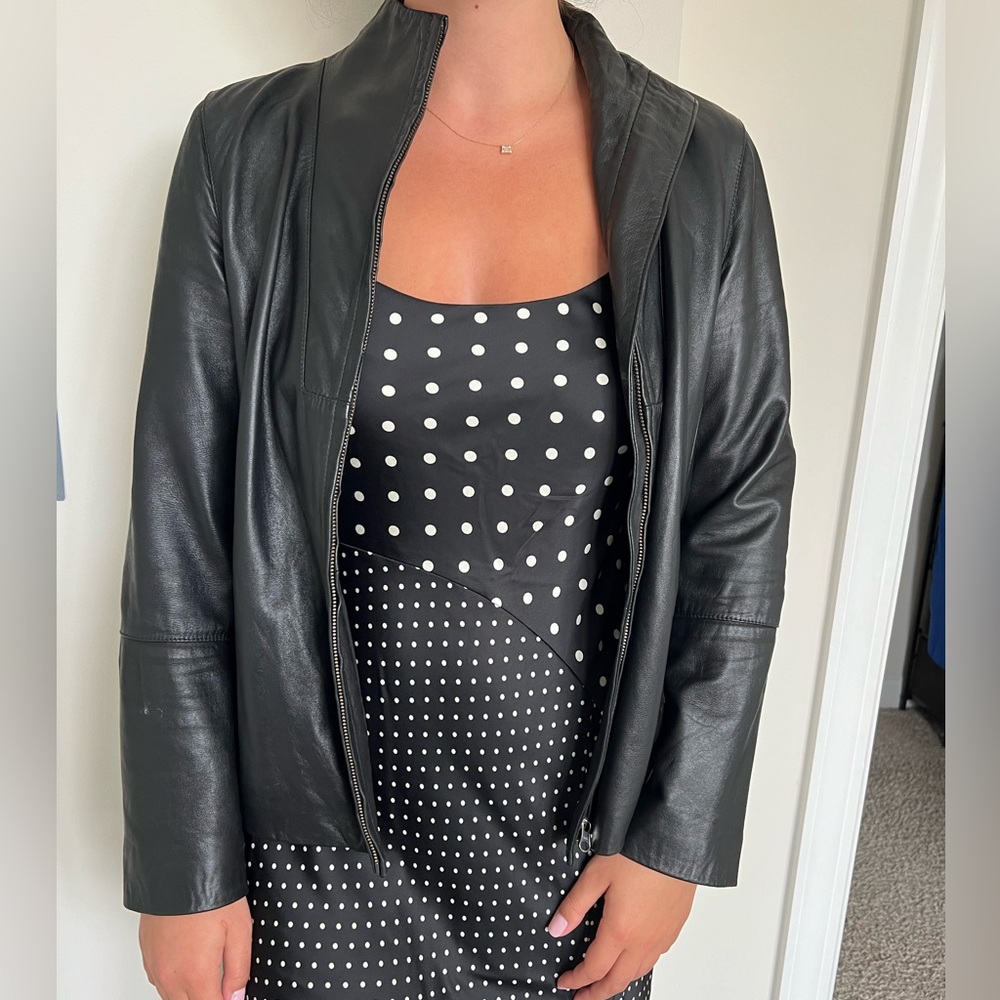 GOOD CONDITION Nordstrom black leather jacket